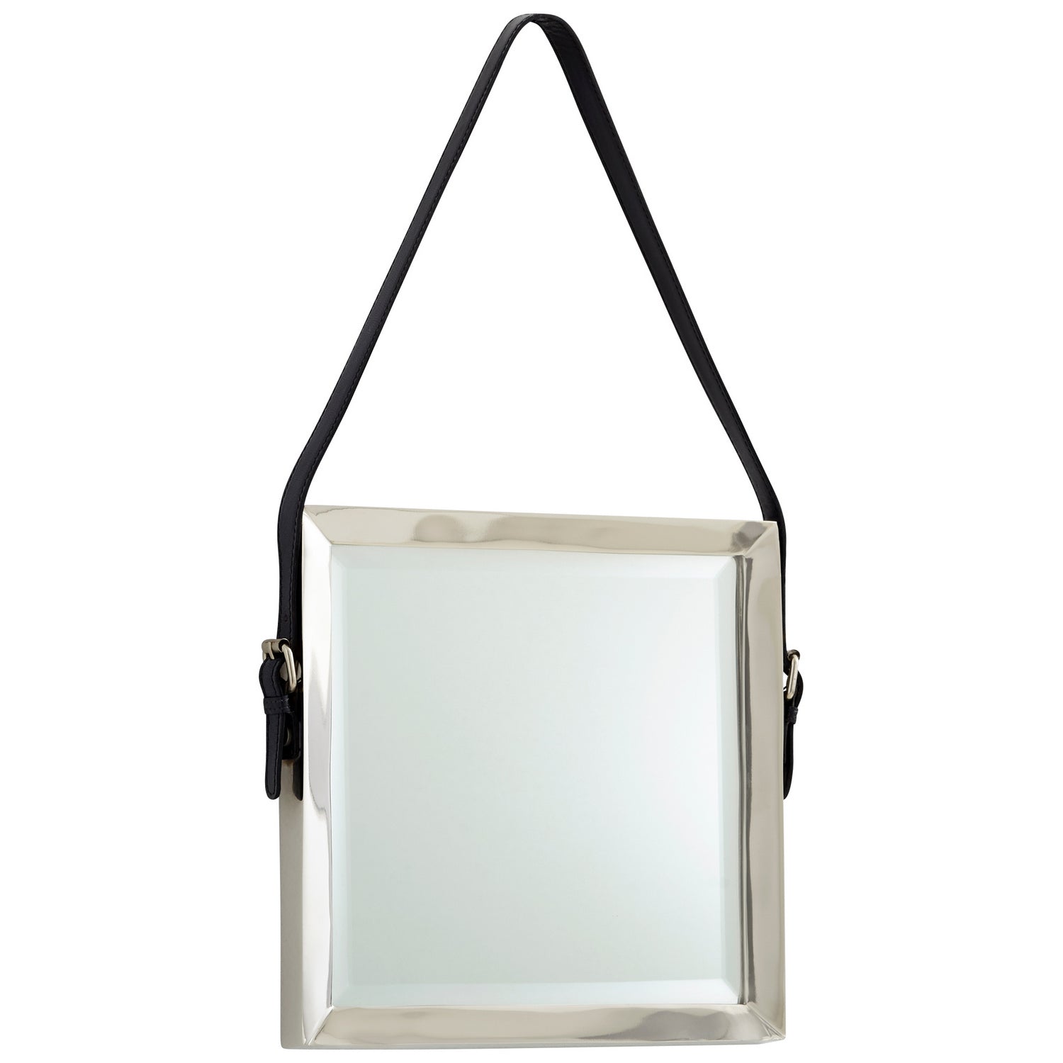 Cyan Design 10714 Square Venster Mirror in Nickel Finish - Modern Wall Decor for Living Room, Bedroom & Entryway
