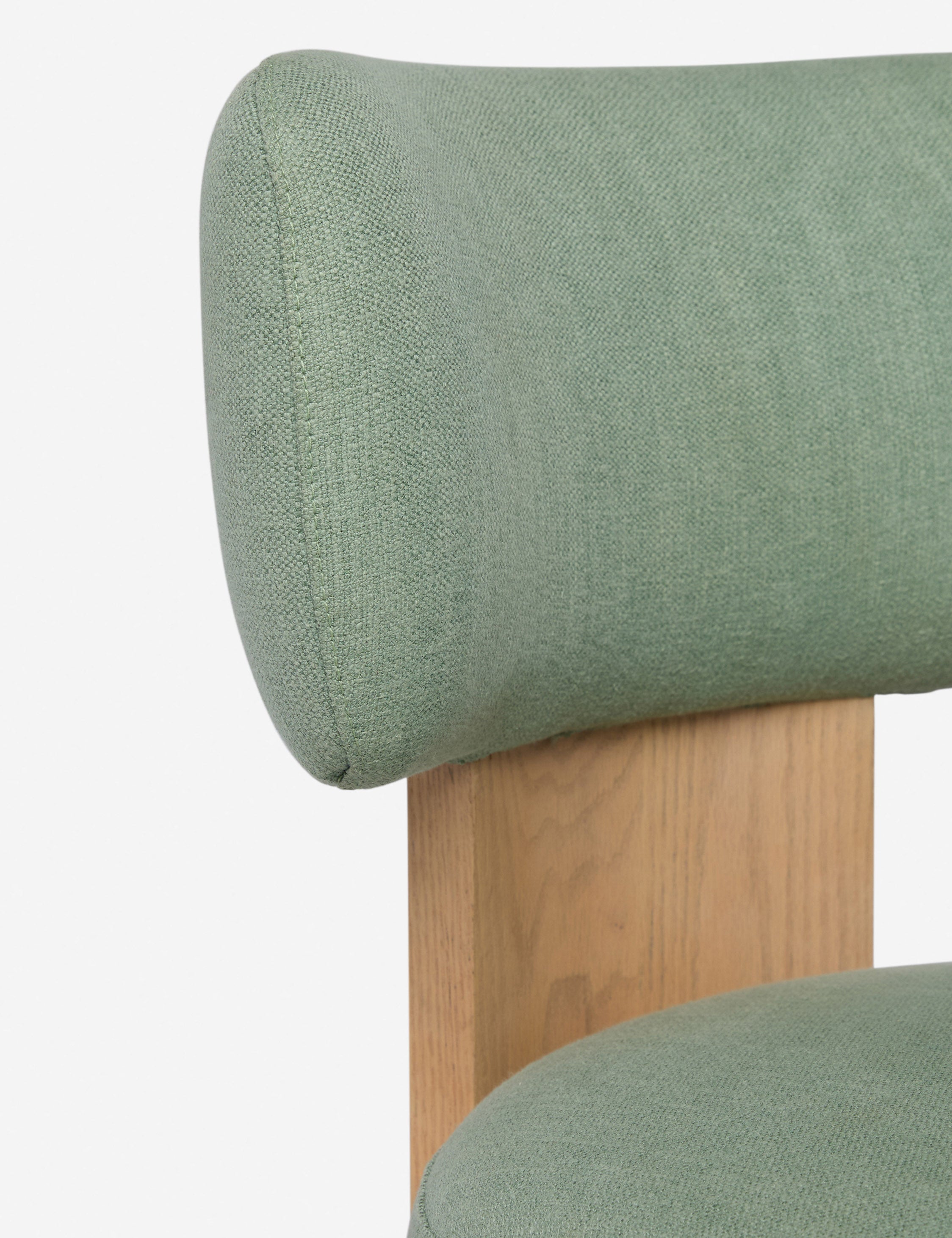 Modern Brisbane Dining Chair - Sturdy Wooden Kitchen Chair with Comfortable Cushion - Perfect for Dining Room, Kitchen, and Breakfast Nook