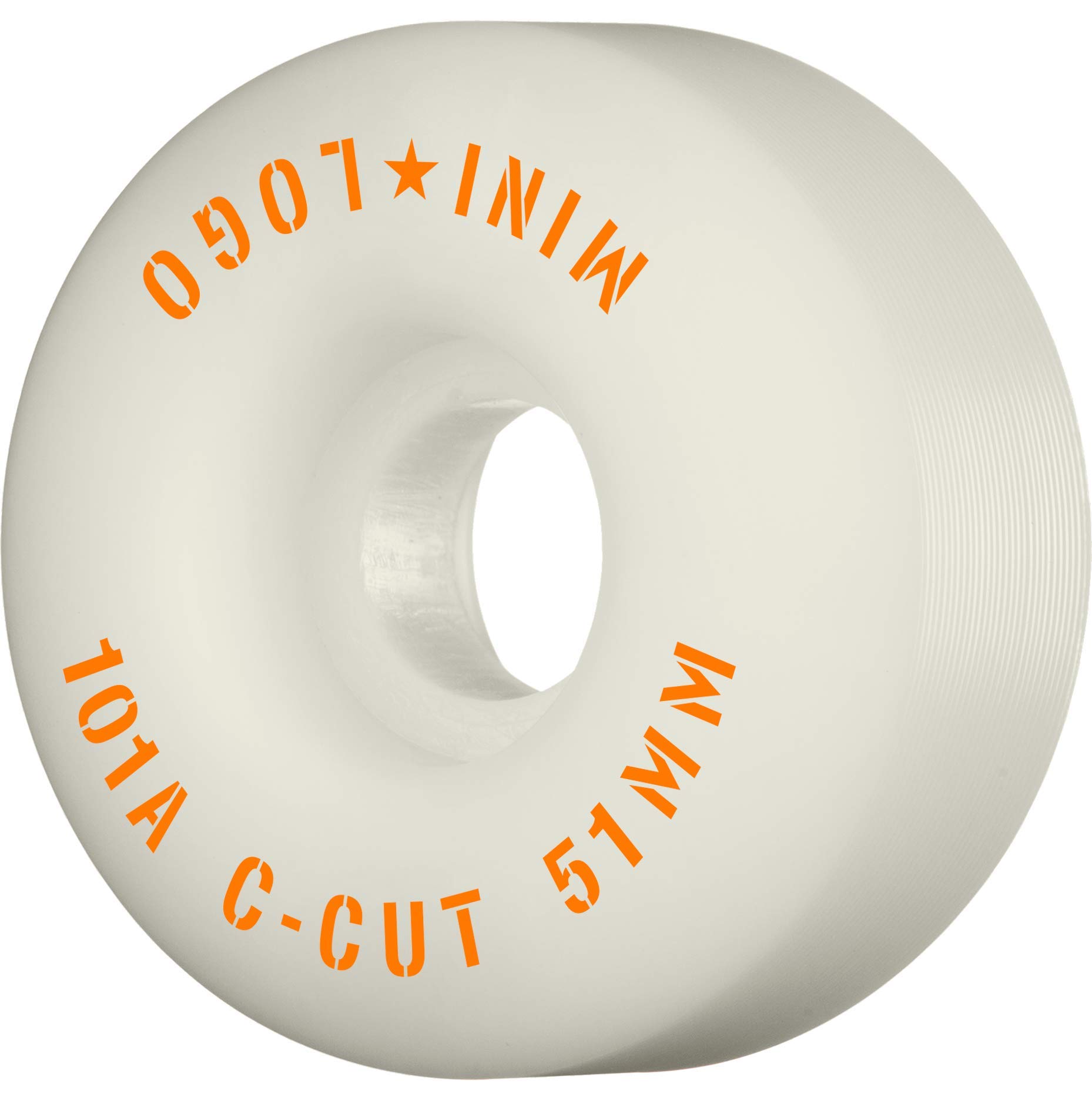 Mini Logo C-Cut '2' 101A Skateboard Wheels - High Performance Skate Wheels for Street & Park Skating | Durable Urethane Wheels for Smooth Ride & Tricks