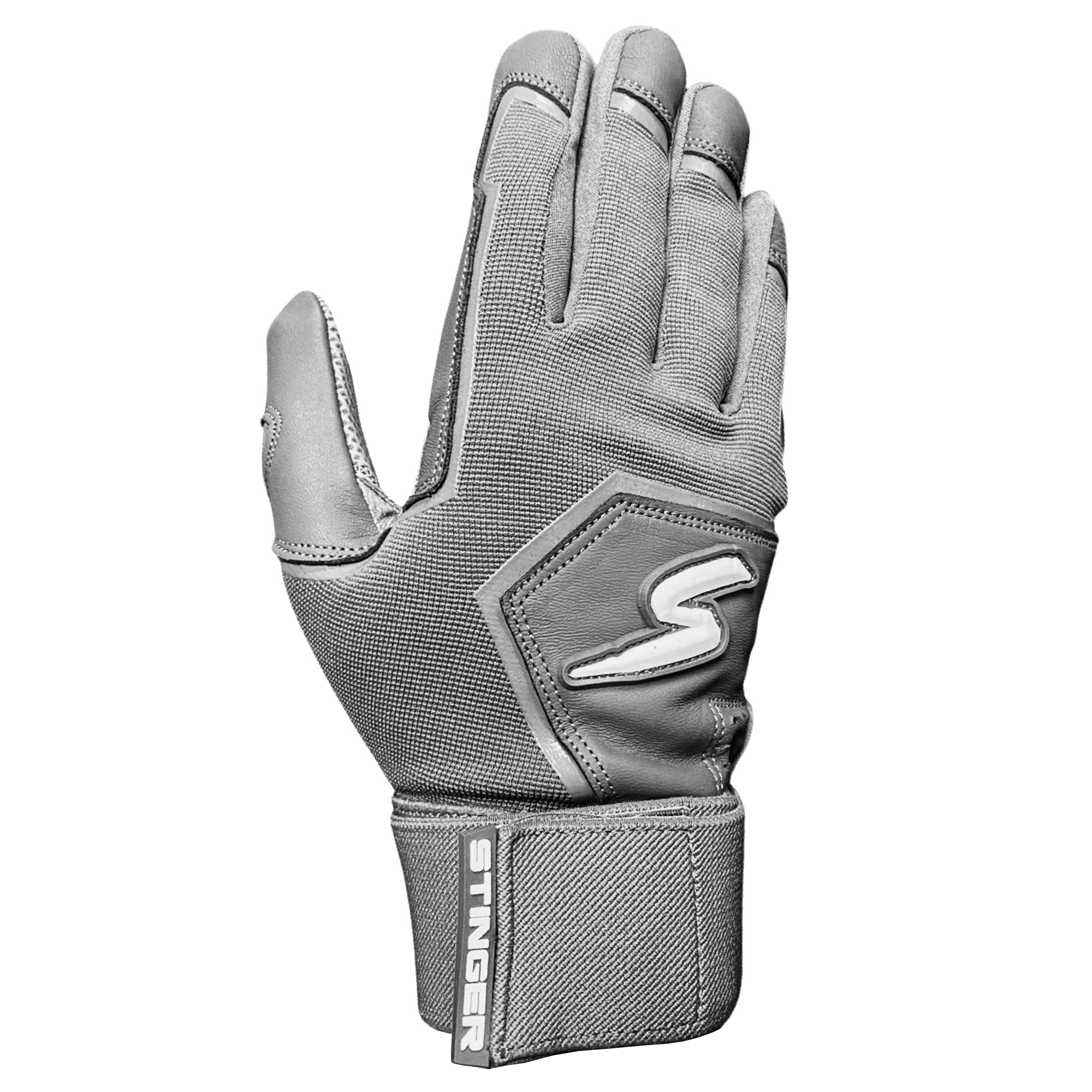 Premium Winder Series Batting Gloves for Baseball & Softball - Smoke Gray | Lightweight & Breathable for Enhanced Grip & Comfort During Games & Practice