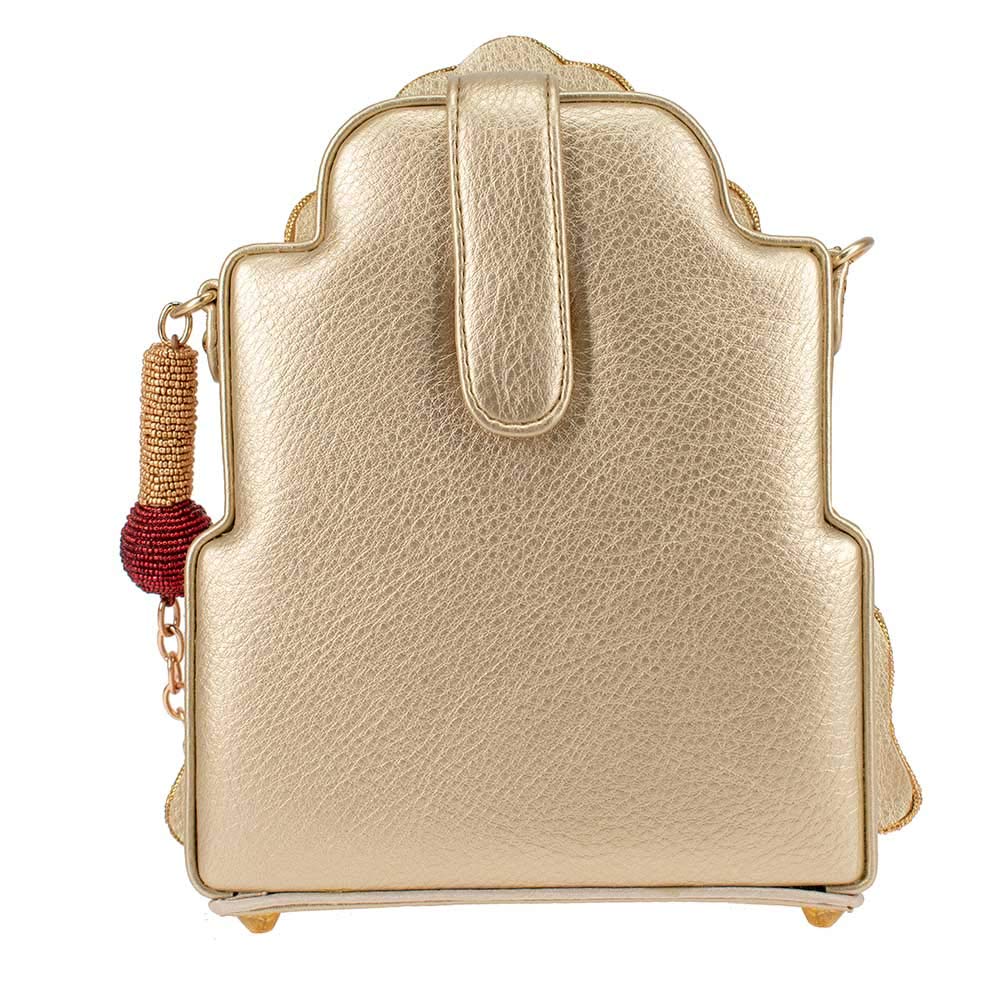 Mary Frances Lucky 7 Crossbody Handbag for Women - Stylish Leather Shoulder Purse with Gold Accents, Perfect for Date Night, Work & Travel