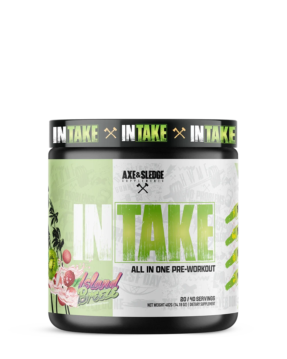 Axe & Sledge Intake Pre Workout Supplement - Energy, Focus & Performance Booster for Gym & Fitness Training