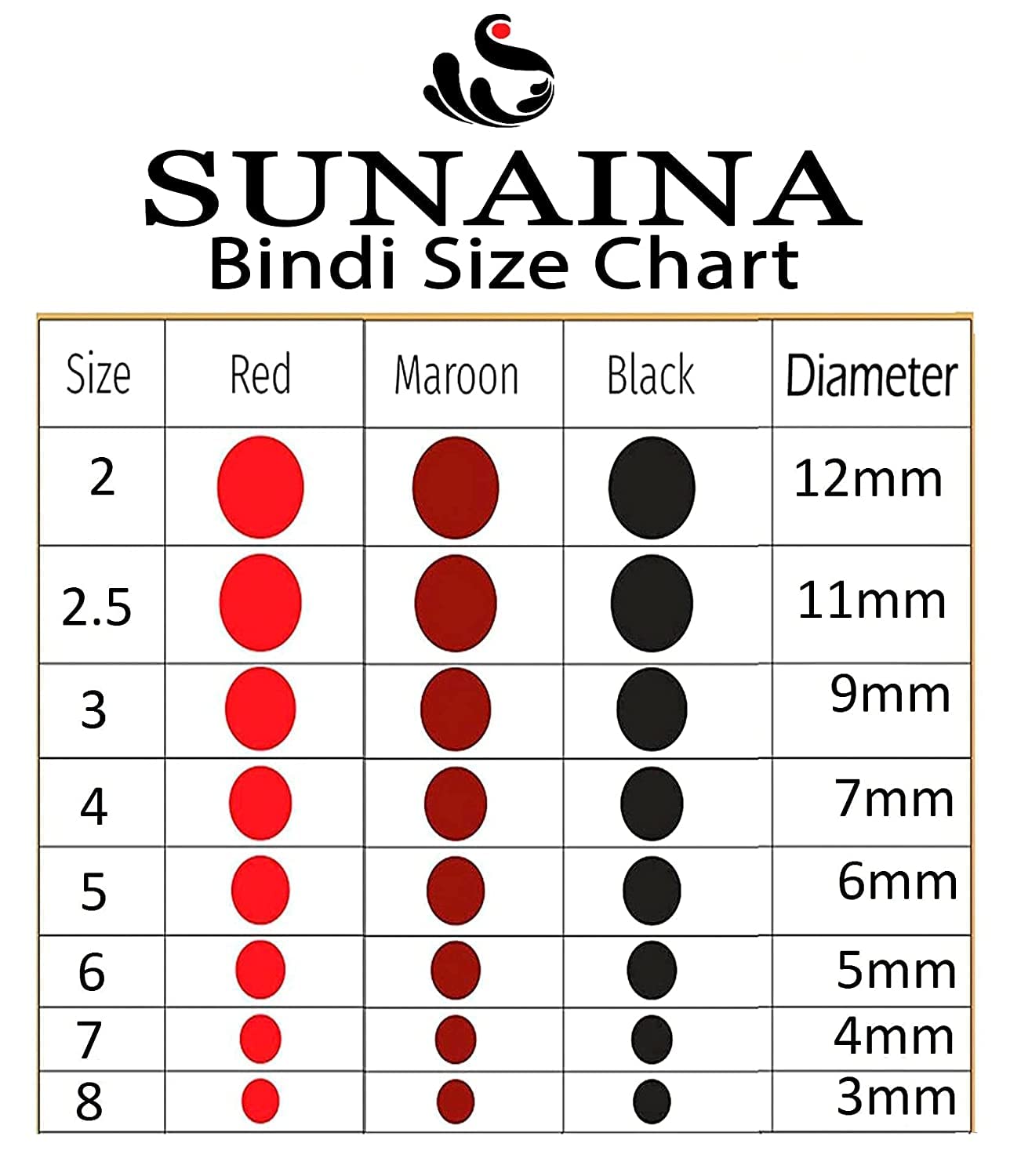 Sunaina Premium Gold Sticker Kumkum Forehead Round Bindis - Velvet Pottu/Bindi Box with 15 Cards/Flaps for Women & Girls (GDR007, Deep Red) - Perfect for Indian Weddings, Festivals, and Traditional Makeup Looks