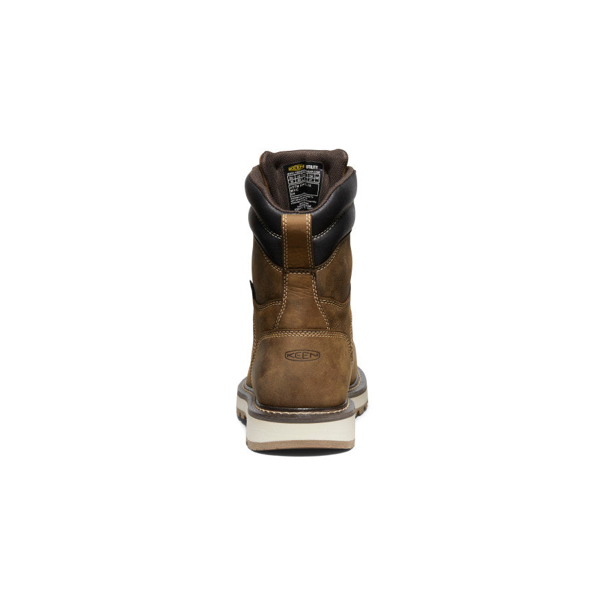 Men's Cincinnati 8 Waterproof 90° Heel Work Boot with Carbon Toe - Belgian/Sandshell - Durable Safety Boots for Construction & Outdoor Work