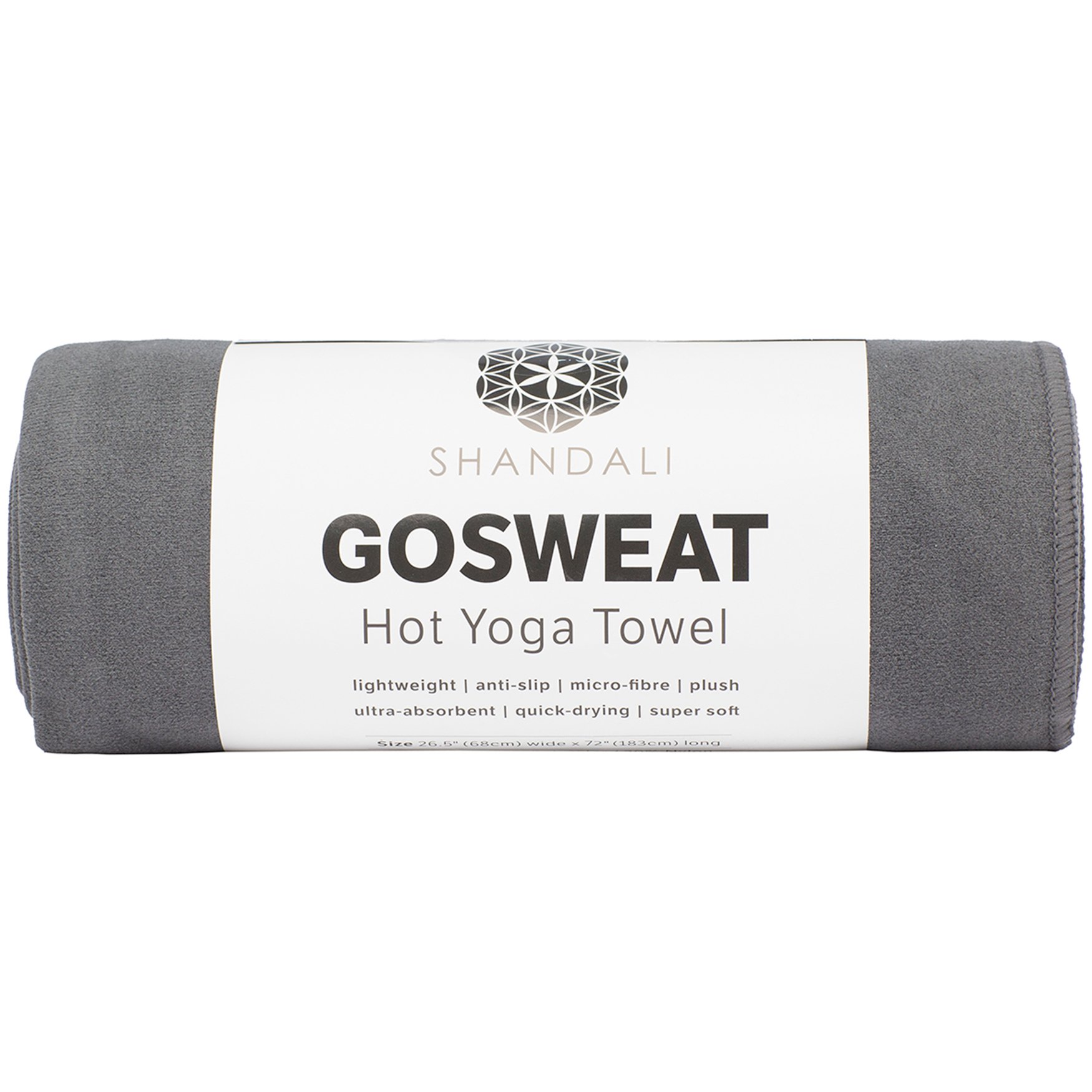 Premium Non-Slip Hot Yoga Towel - Super Absorbent Suede Microfiber for Bikram, Pilates & Yoga Mats | Multiple Colors | Ideal for Hot Yoga Studios, Home Workouts & Gym Sessions