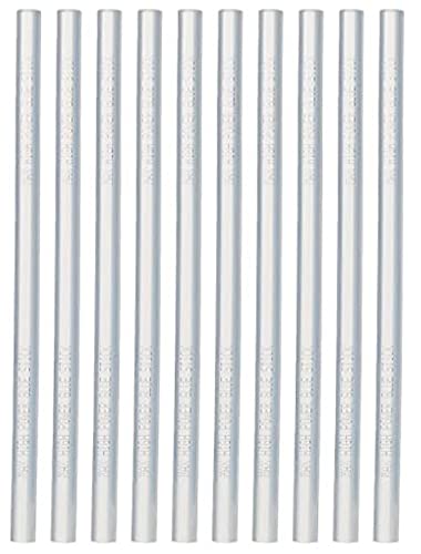Aadvay Enterprises Hot Melt Transparent Glue Sticks - 10 Pack Clear Adhesive for Crafts, DIY Projects, Repairs | Bonds Heat-Sensitive Materials | Perfect for Scrapbooking, Woodworking & Home Fixes