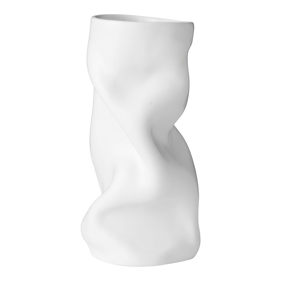 Sofia Tufvasson Collapse Vase - Modern Foldable Ceramic Vase for Home Decor, Office & Wedding Centerpieces