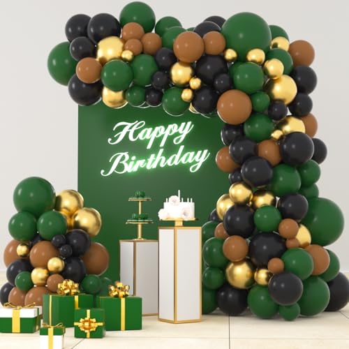 Dark Green Black Gold