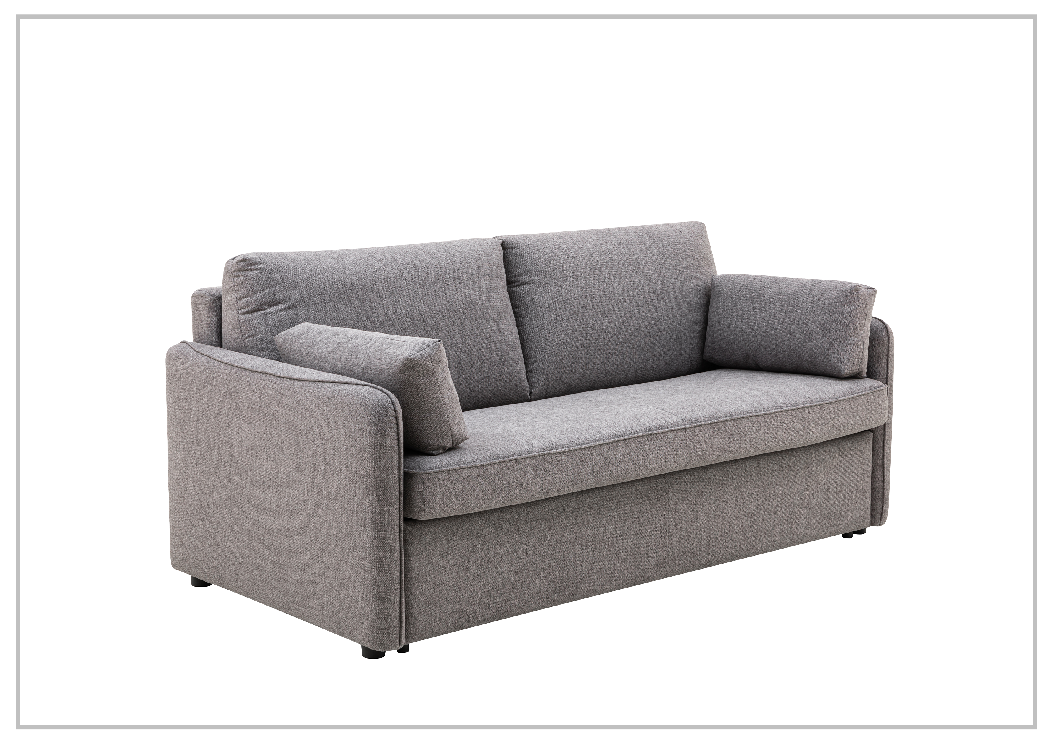 Gio Italia New York Queen Size Fabric Sleeper Sofa with Memory Foam - Affordable Convertible Sofa Bed for Small Spaces, Guest Rooms & Apartments