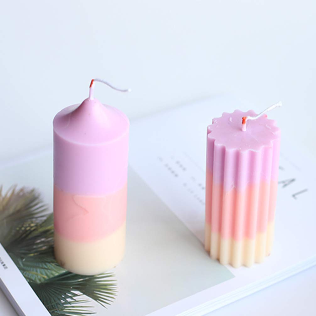 EXCEART 1pc Acrylic Wax Melt Mold & Silicone Candle Making Kit - Sphere, Taper, Hand Shaped DIY Candle Molds for Home Decor, Wedding, Birthday Party, Aromatherapy Gifts