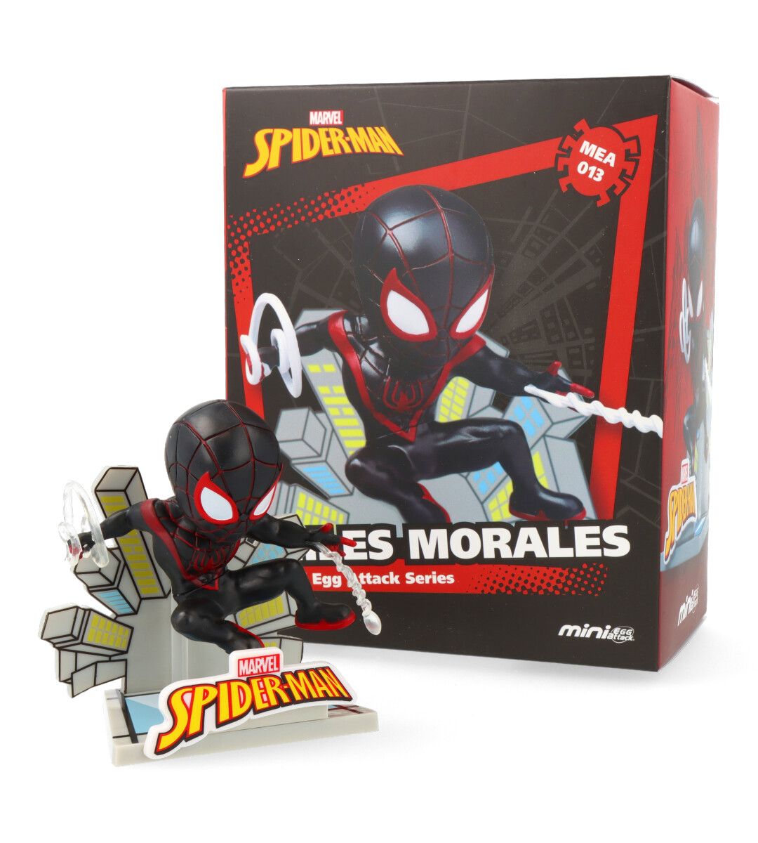 Mini Egg Attack Series Miles Morales (Spider-Man) Action Figure - Collectible Marvel Superhero Toy for Display & Gifts