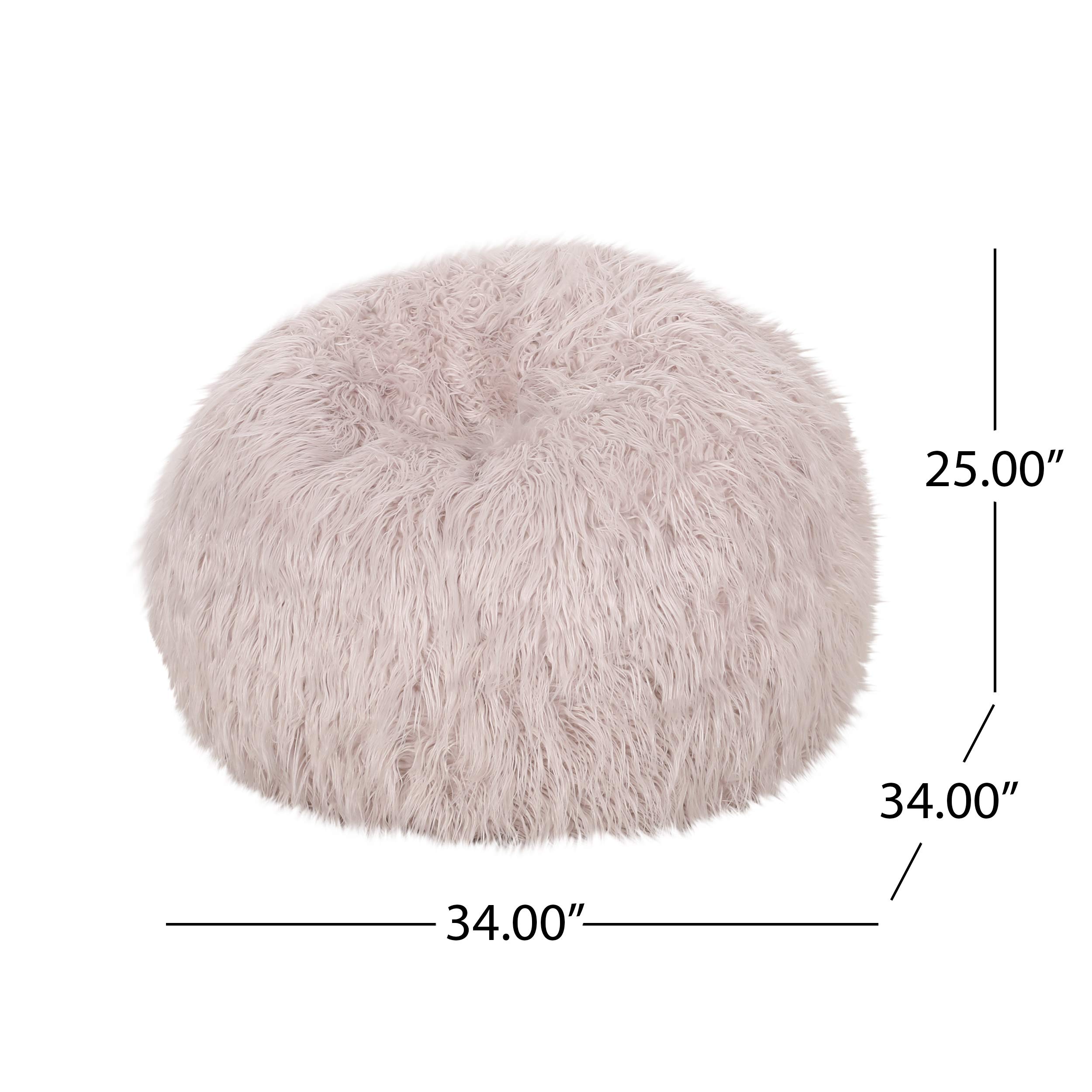 Christopher Knight Home 313959 Small Lavender Bean Bag Chair - Perfect for Kids Rooms, Dorm Decor & Cozy Reading Nooks