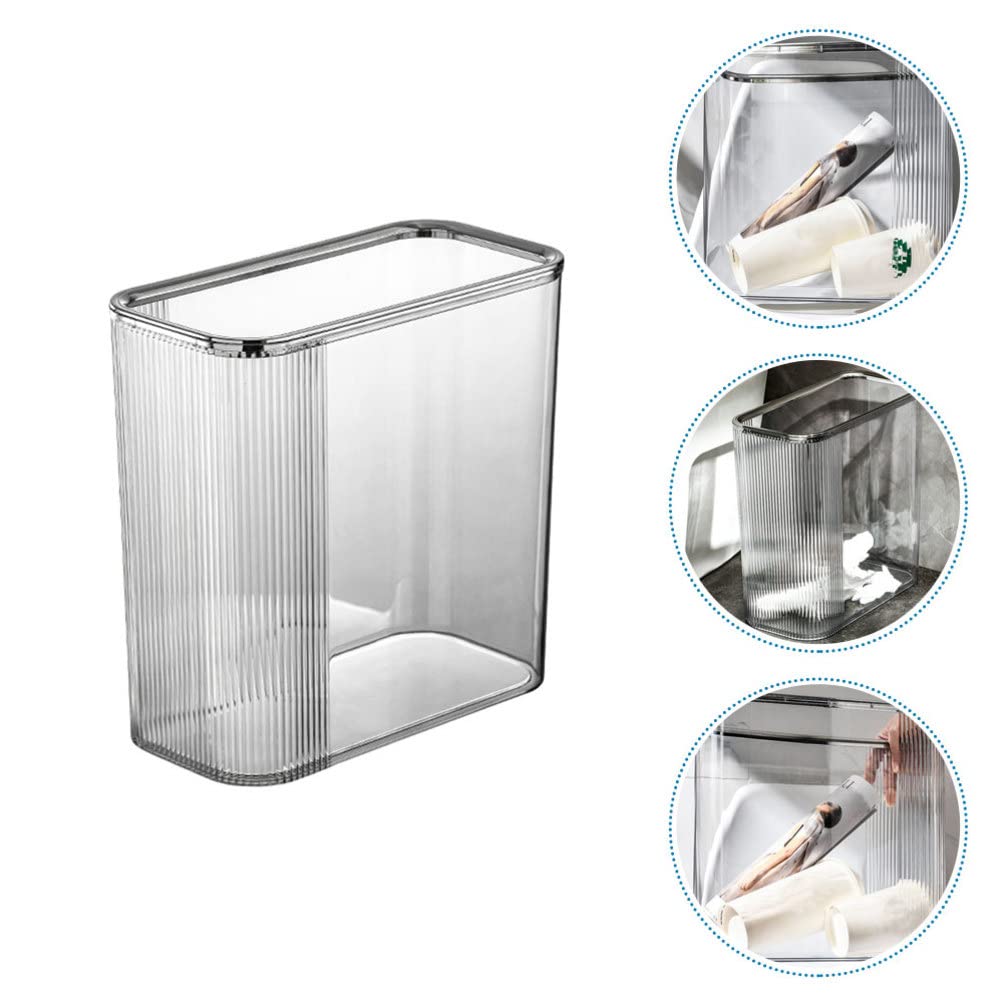 Stainless Steel Office Trash Can with Lid - 13 Gallon Waste Bin for Home, Bedroom & Office - Durable Garbage Container with Step Pedal for Easy Use - Perfect for Kitchen, Bathroom & Workspace