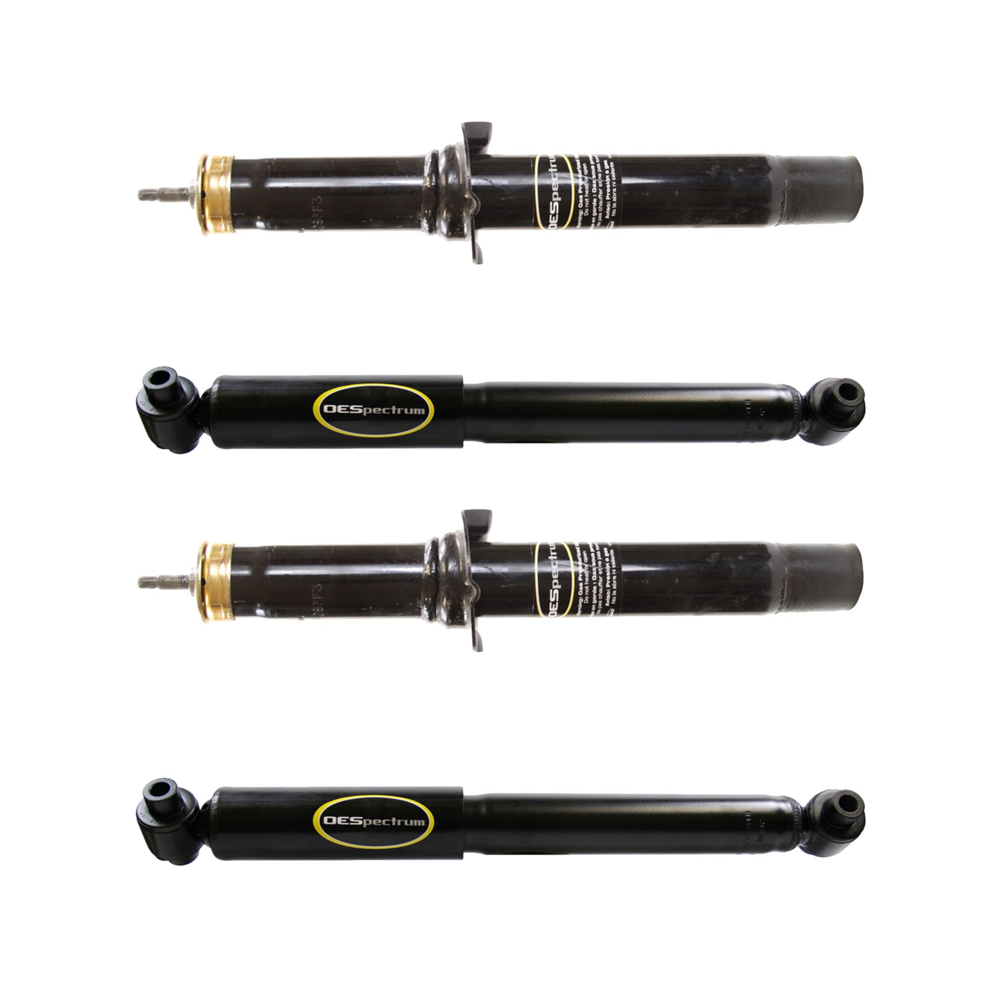 Monroe Front & Rear Shocks Struts for Ford Fusion, Lincoln MKZ & Mercury Milan - BuyAutoParts 77-68645F9 - Smooth Ride & Enhanced Handling for Daily Commute & Highway Driving