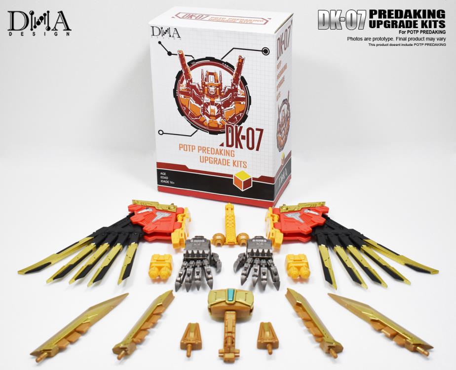 DNA Design DK 07 Upgrade Kit for Power of the Primes Predaking - Transformers Combiner Wars Accessories for Enhanced Display & Customization
