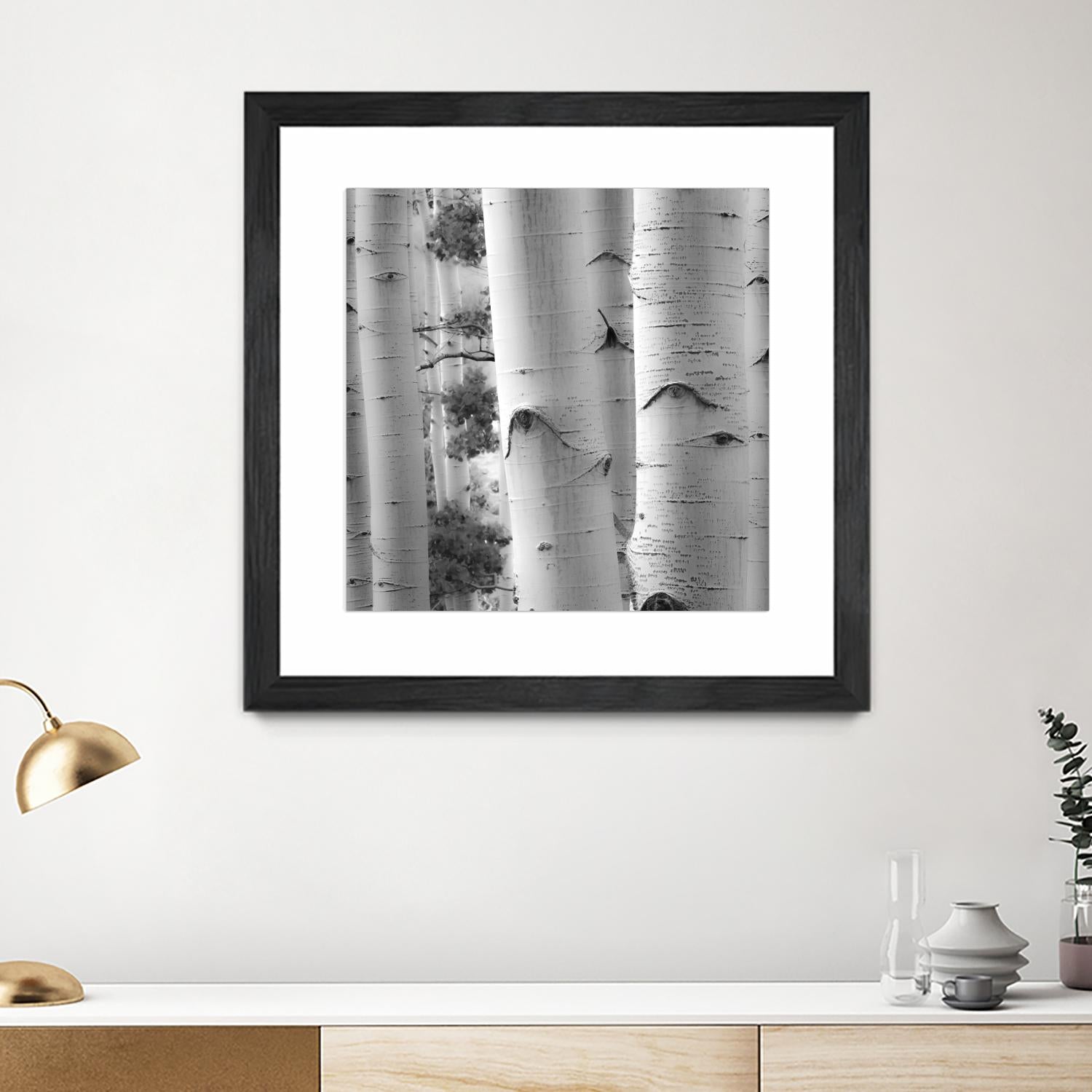 Grey Birch Trees - Realistic Artificial Birch Tree Decor for Home & Office | Perfect for Living Room, Bedroom, Wedding & Event Decoration