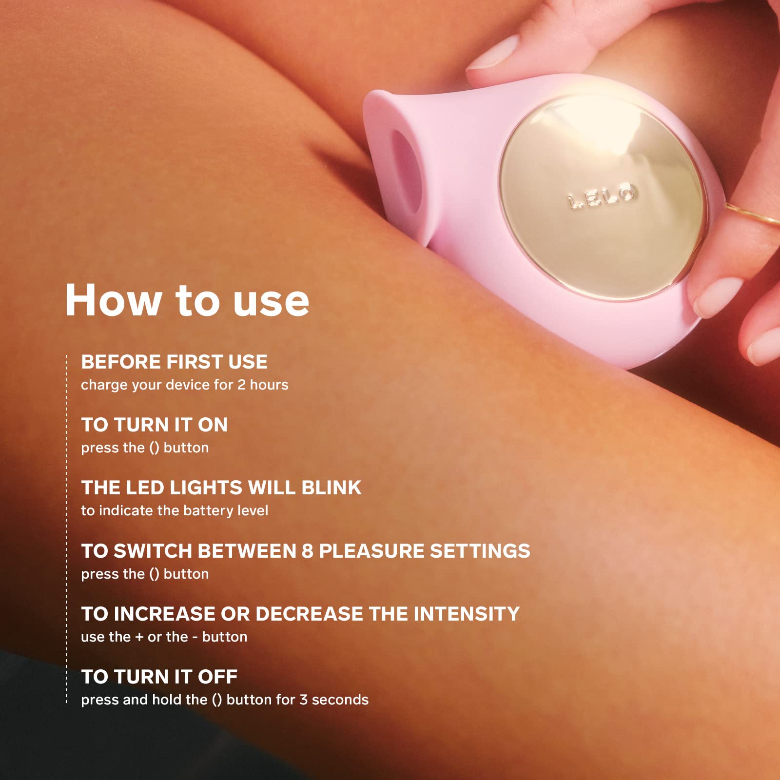 LELO SILA Sonic Clit Sucker - Waterproof Vibrator for Women, Rechargeable Adult Sex Toy with Gentle External Stimulation - Perfect for Solo Play & Couples Intimacy (Lilac)