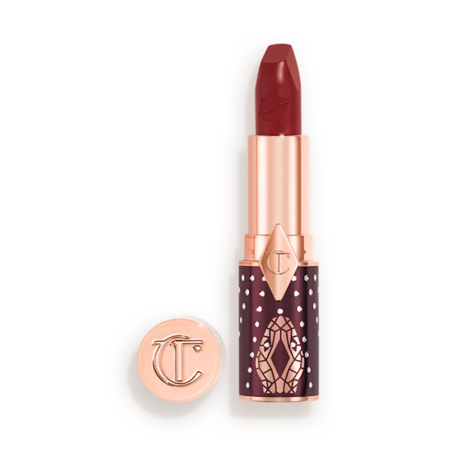 Charlotte Tilbury Matte Revolution Lipstick - Kiss of Fortune | Long-Lasting, Hydrating Matte Finish | Perfect for New Year Parties & Special Occasions