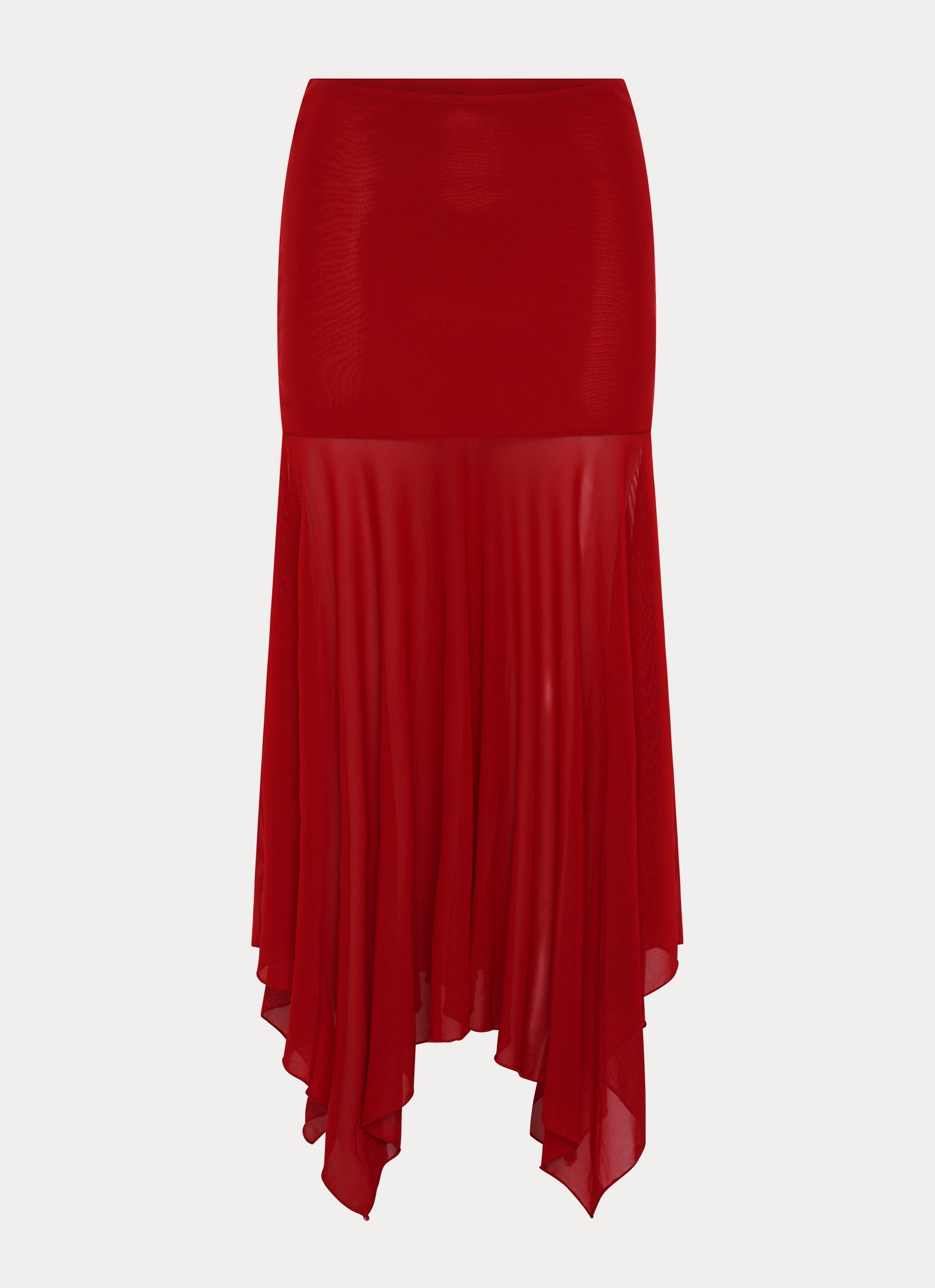 Dionne Maxi Skirt for Women - Flowy Long Red Skirt with High Waist | Perfect for Summer, Beach, Parties & Casual Wear