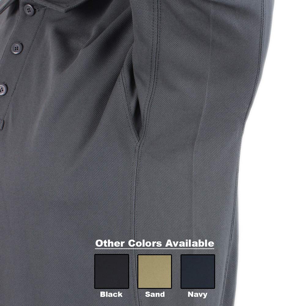 Condor Standard Performance Tactical Polo Shirt - Moisture Wicking, Quick Dry, Breathable Men's Work Shirt for Outdoor, Hiking, and Tactical Operations