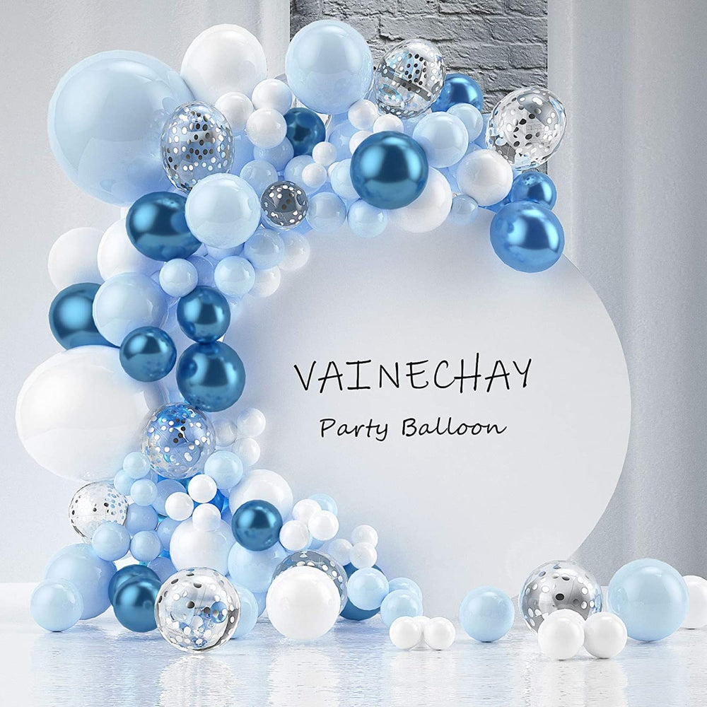 104PCS Blue Balloon Arch Kit - Premium Balloon Garland Decor for Birthday, Wedding, Baby Shower Party | DIY Party Backdrop, Photo Booth Decorations, Event Centerpieces