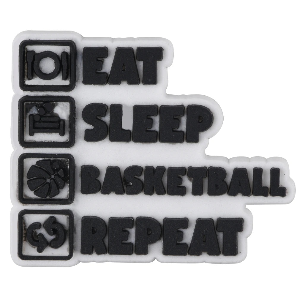 Basketball Shoe Charms for Men - Sports Shoe Accessories & Decorations - Perfect Gift for Dad, Xmas Party, Basketball Fans & Sneaker Lovers - Great for Game Days, Casual Wear & Sneaker Customization