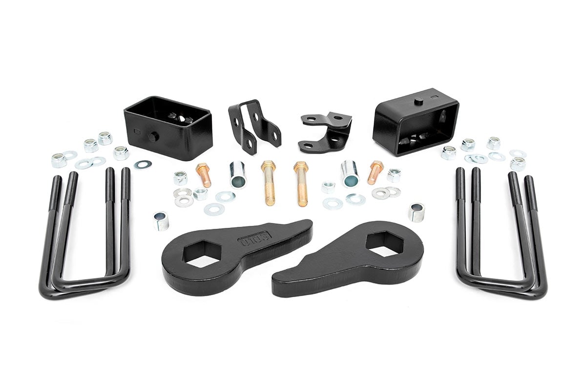 1.5-2 Inch Lift Kit for Chevy Silverado & GMC Sierra 1500 4WD (1999-2006 & Classic) - Heavy Duty Suspension Upgrade - Model 28300 - Perfect for Off-Roading & Truck Customization