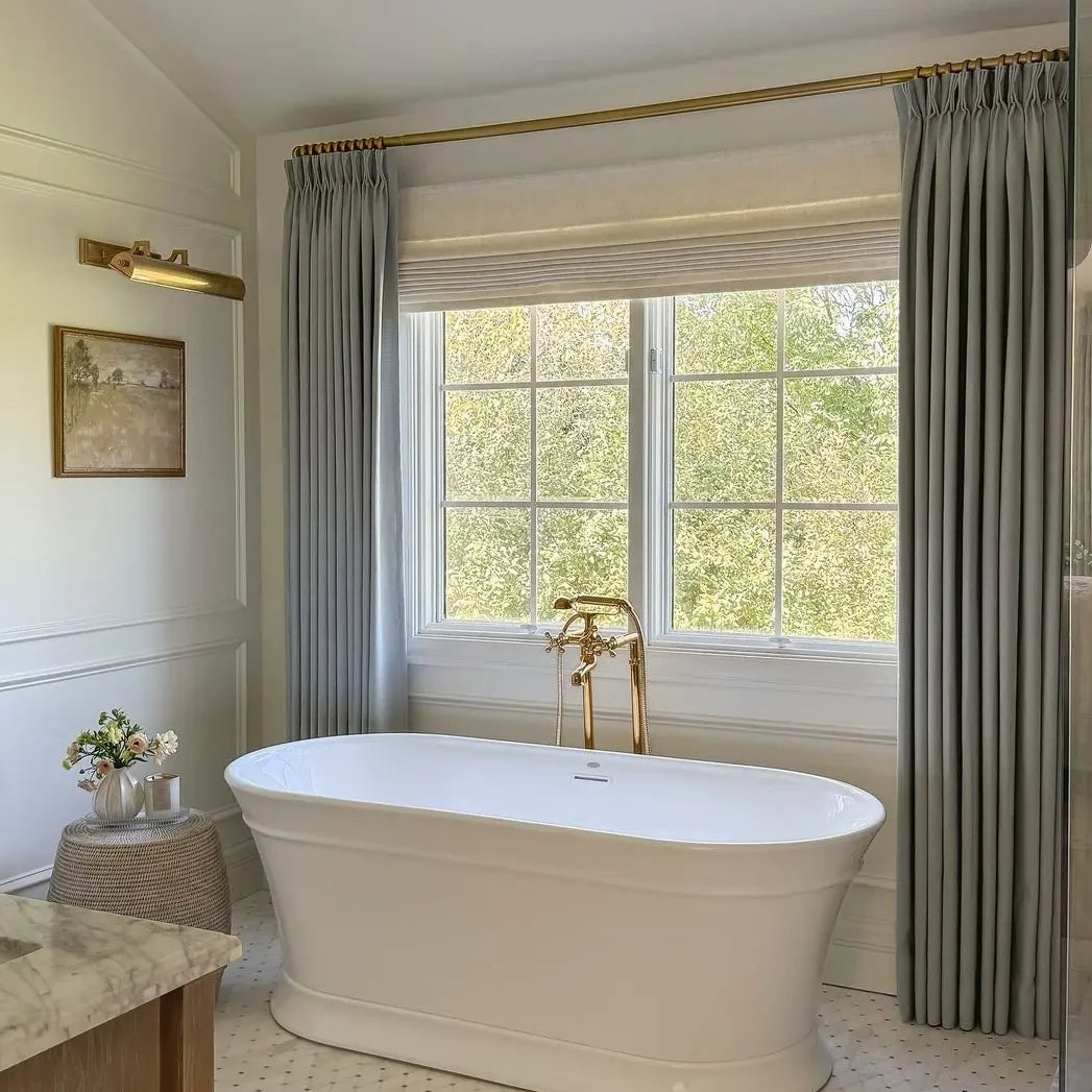 Luxury Waterproof Custom Shower Curtains - Personalized Bathroom Decor for Home & Hotel Use