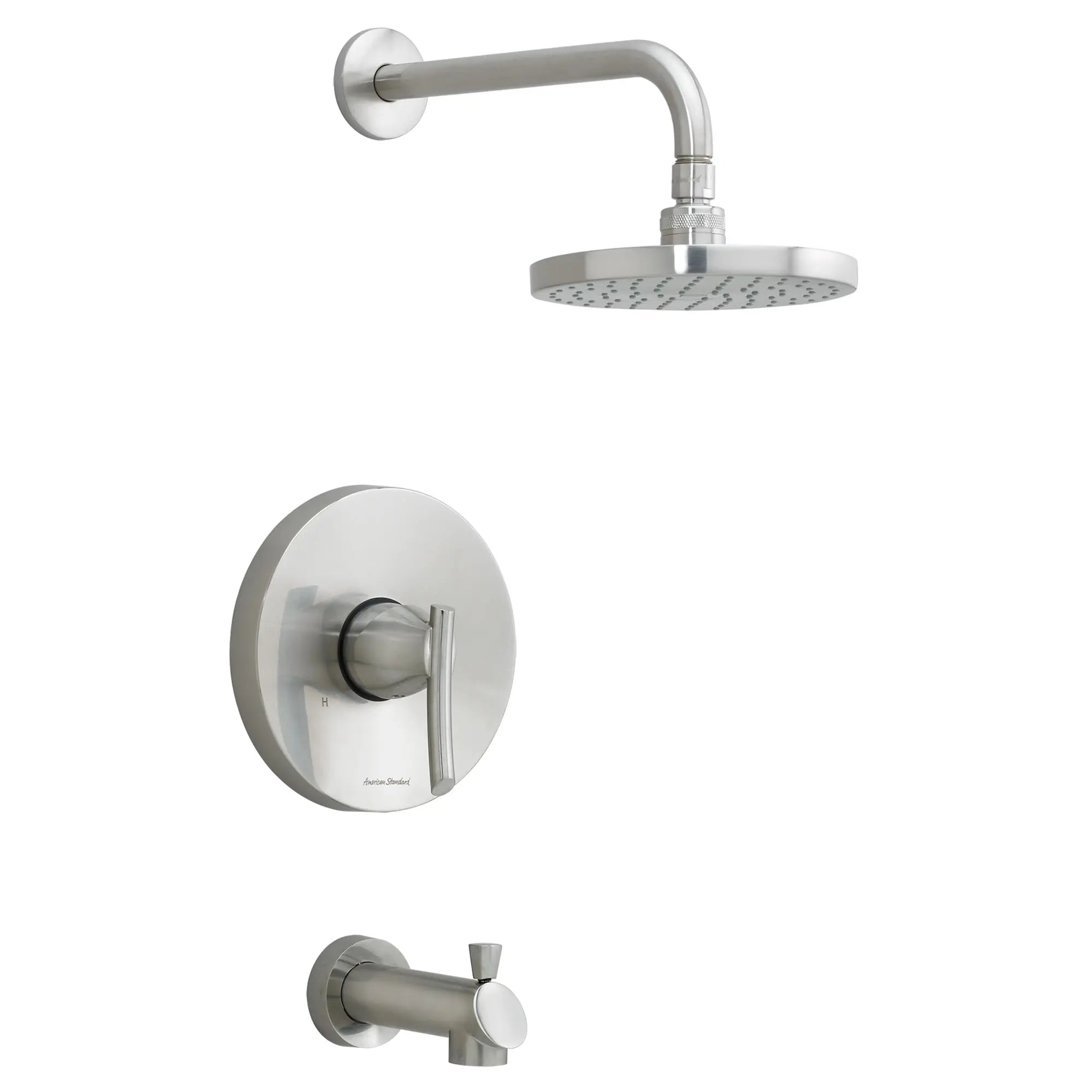 Premium 2.5 GPM Green Tea Tub and Shower Trim Kit with Rainfall Showerhead & Lever Handle - Perfect for Bathroom Renovation and Spa-Like Shower Experience