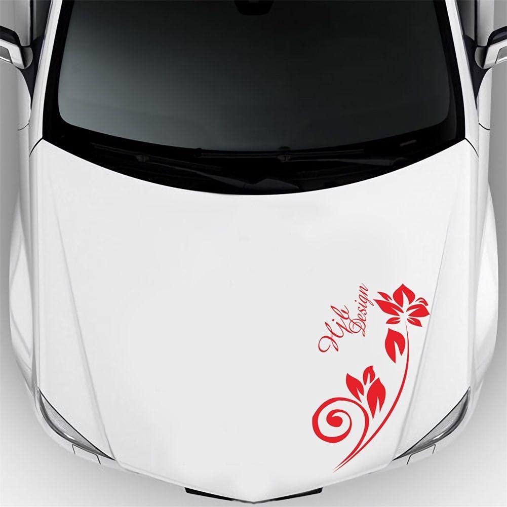 Butterfly & Floral Car Decals - Waterproof Vinyl Sticker Set for DIY Car Decoration | Universal Side Body & Hood Decals for Women - Perfect for Customizing Sedans, SUVs & Trucks