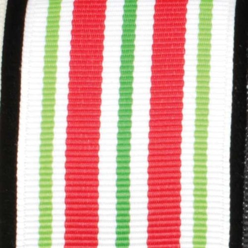 The Ribbon People Super Duper Stripes Red and Green Grosgrain Wired Craft Ribbon - 1.5 Inch x 27 Yards Bulk Roll for Gift Wrapping, DIY Crafts, Holiday Decorations, and Party Favors