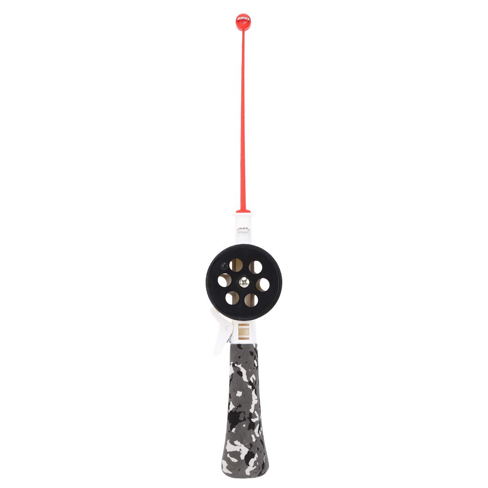Low Resistance Kids Ice Fishing Rod - 34cm Durable Ice Fishing Pole with Reel for Beginners | Perfect for Winter Fishing Adventures & Outdoor Family Activities
