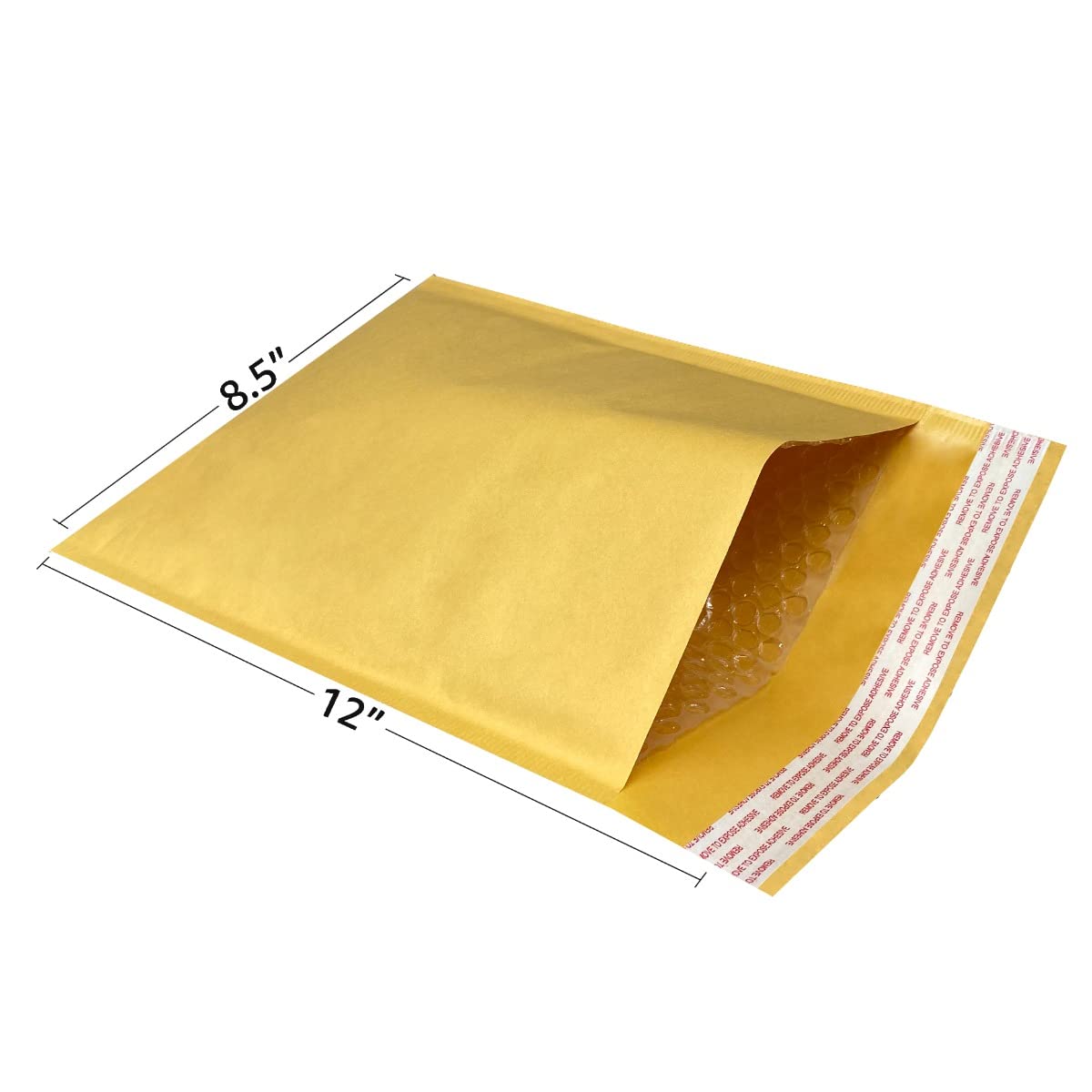 50 Pack Kraft Bubble Mailers 8.5 x 12 Inches - #2 Padded Envelopes for Shipping, Ecommerce, Small Business & Online Selling - Perfect for Jewelry, Crafts, Books & Lightweight Items