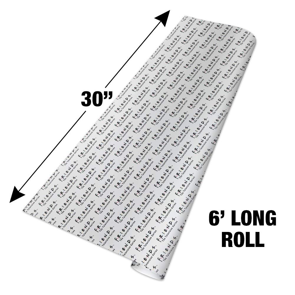 Friends TV Show Logo Gift Wrap Paper Rolls - 18