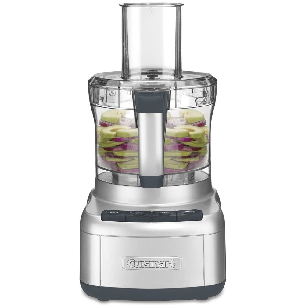 Cuisinart FP-8 8-Cup Food Processor - Powerful Kitchen Appliance for Chopping, Slicing & Shredding - Perfect for Meal Prep, Baking & Healthy Cooking