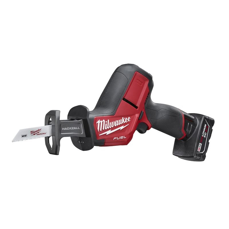 M12 FUEL 12V Brushless Cordless HACKZALL Reciprocating Saw Kit with Lithium-Ion Battery - Perfect for Construction, Demolition, and DIY Home Renovation Projects