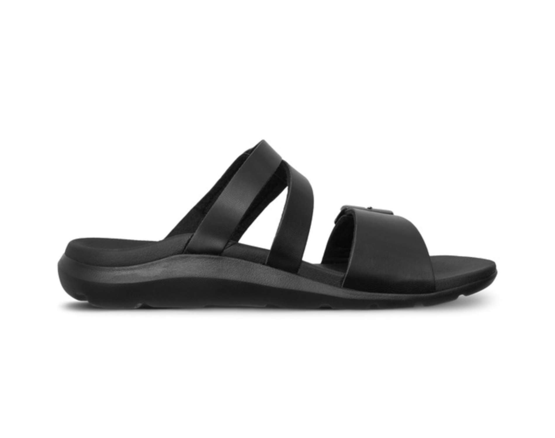 Ascent Groove Buckle Women's Fashion Sandals - Comfortable Strappy Summer Shoes for Casual Outings & Beach Vacations