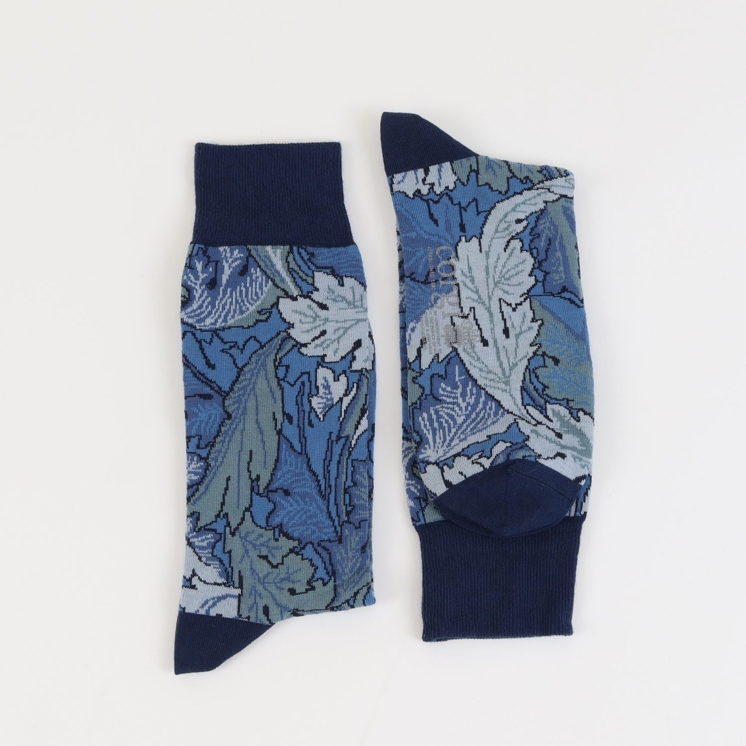 Men's William Morris Ancathus Cotton Socks - Breathable & Comfortable Casual Dress Socks for Work, Office & Everyday Wear