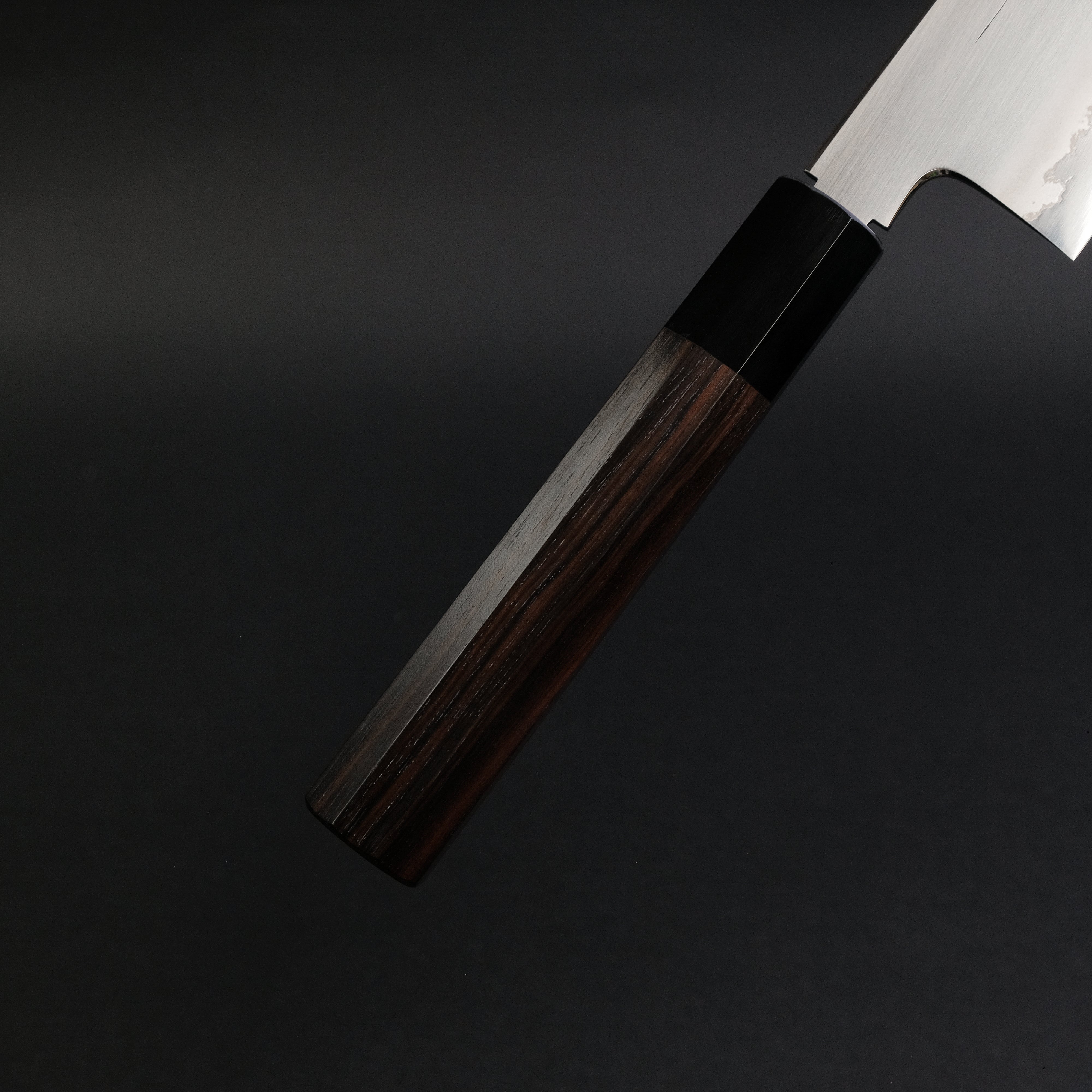 Tetsujin Silver #3 Ukiba Gyuto 240mm Japanese Chef Knife with Taihei Makassar Ebony Handle - Perfect for Sushi, Meat Cutting & Professional Kitchen Use