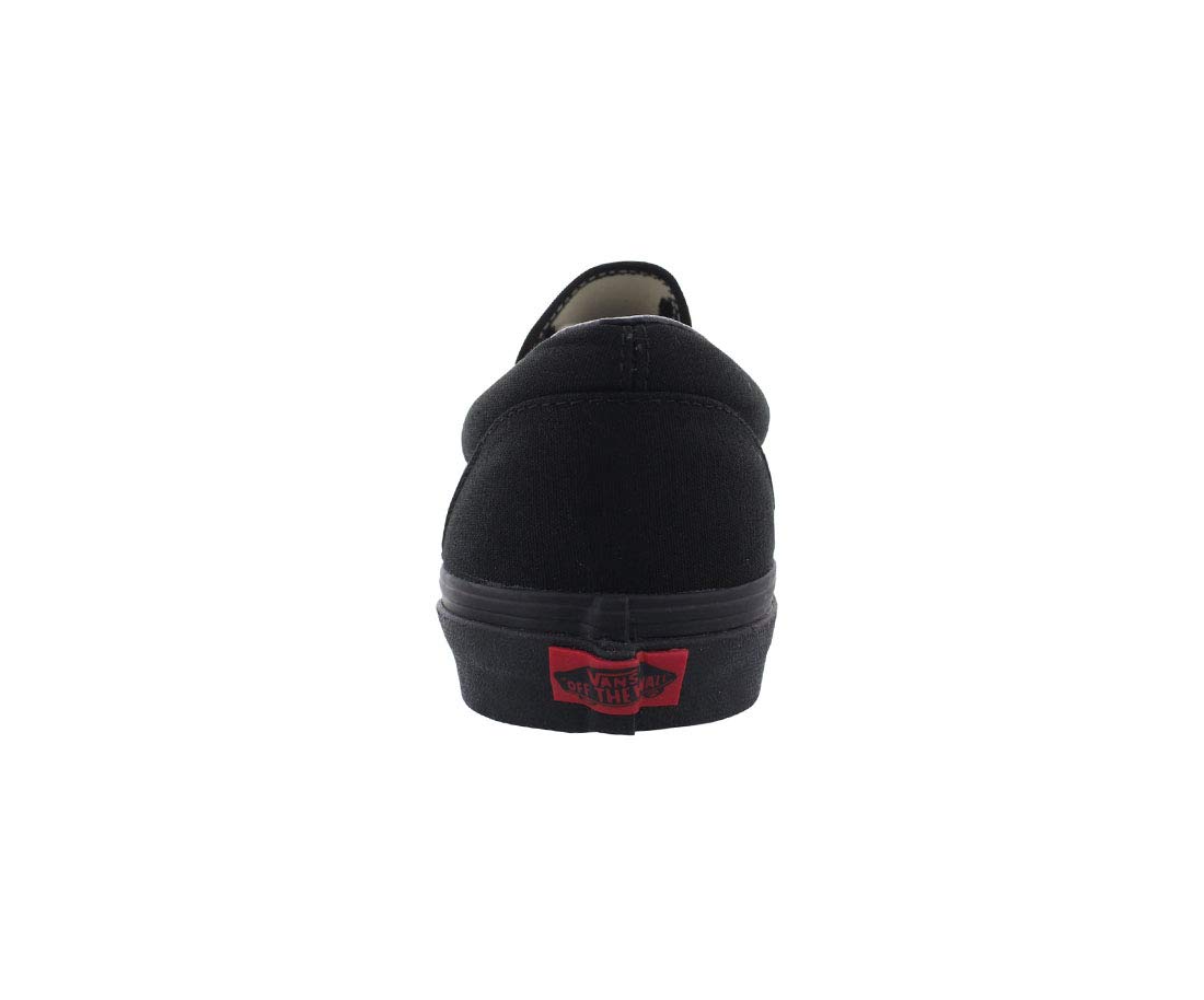 Vans Classic Slip-On Sneakers for Men & Women - Black Canvas Casual Shoes for Skateboarding, Walking & Everyday Wear