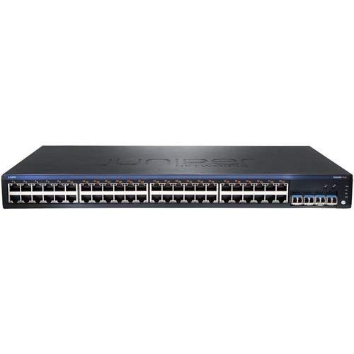 Juniper EX2200-48P-4G 48-Port Gigabit PoE+ Switch | 4GB RAM | Refurbished | Ideal for Small Business Networks, VoIP Systems & Security Camera Installations