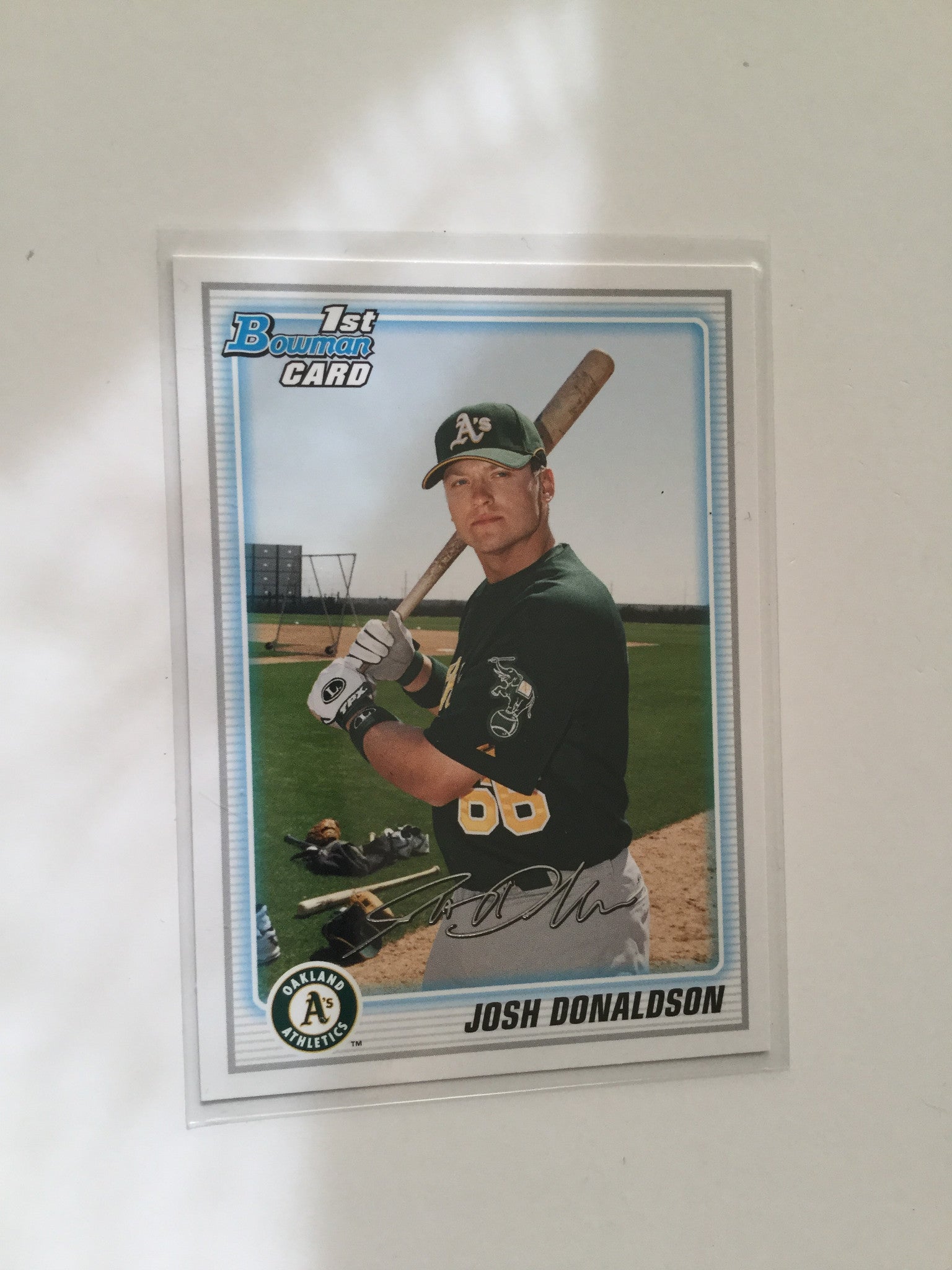 Josh Donaldson Blue Jays Bowman Rookie Baseball Card - Collectible Sports Memorabilia for Fans & Investors