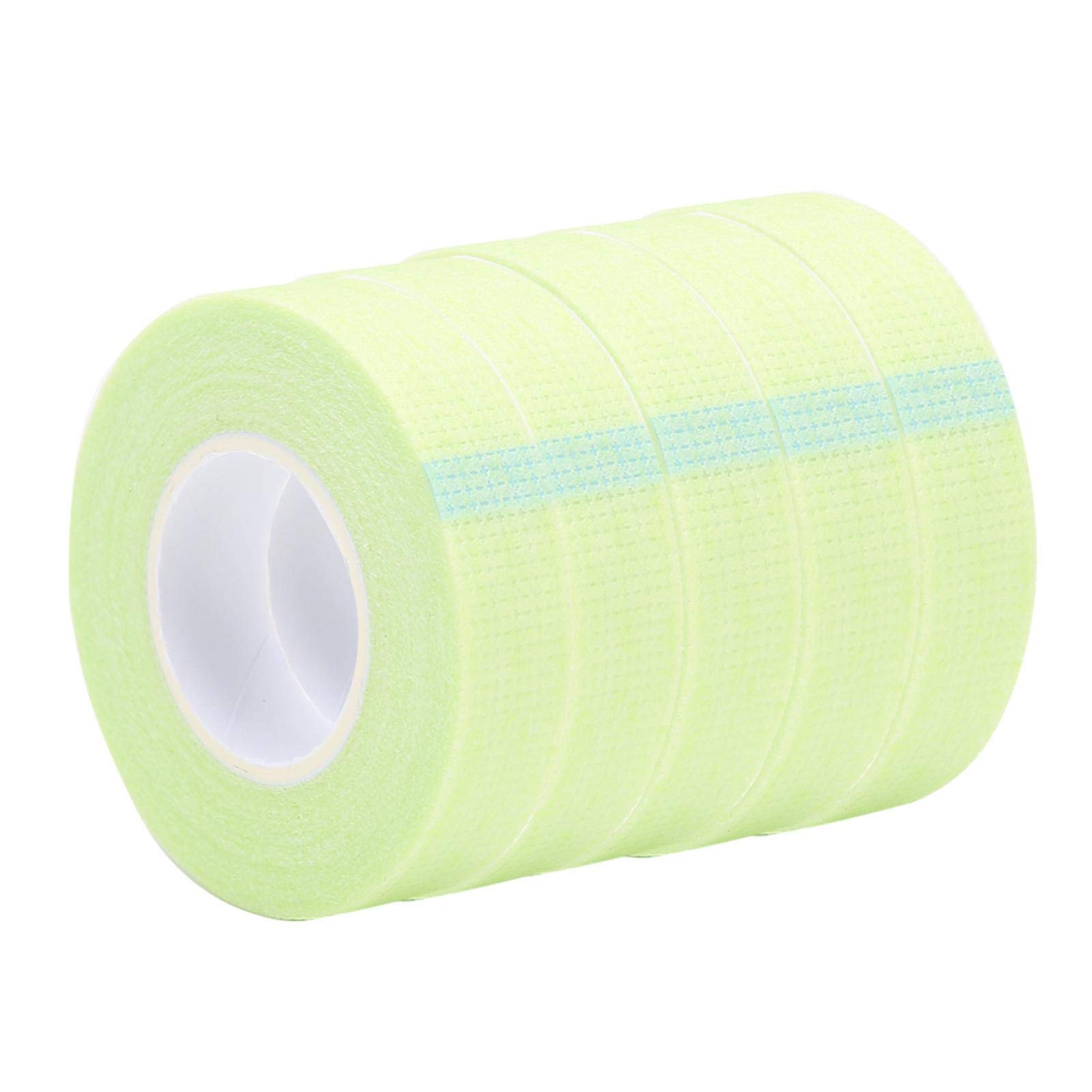 5pcs Breathable Lash Tape for Eyelash Extensions - Soft Non-Woven Eyelash Adhesive Strips for Professional & DIY Makeup - Perfect for Salon, Home Use & Beauty Enthusiasts