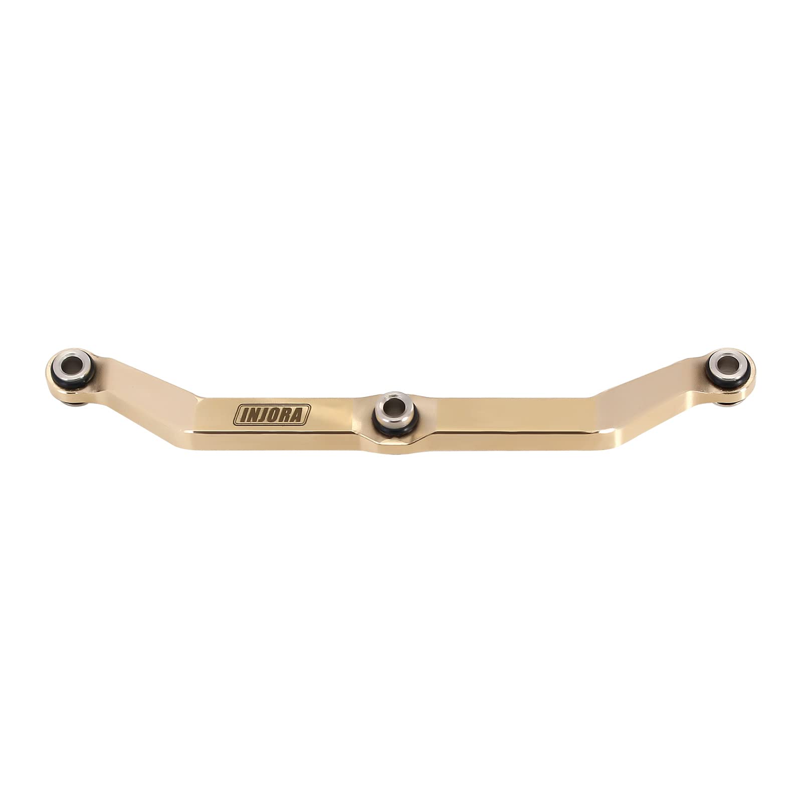 INJORA Brass Steering Link Upgrade Kit for TRX4M 1/18 Scale RC Crawler - 12g Heavy Duty Full Clearance Suspension Part - Perfect for Off-Road Crawling & Trail Performance Enhancement