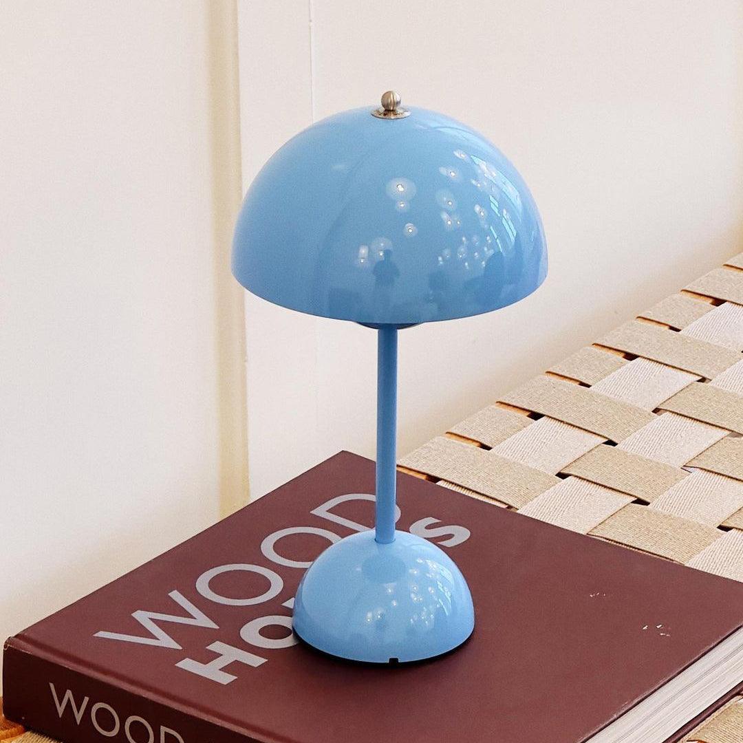Portable Flowerpot Table Lamp - USB Rechargeable, Adjustable Brightness, Perfect for Bedroom, Living Room & Office Decor
