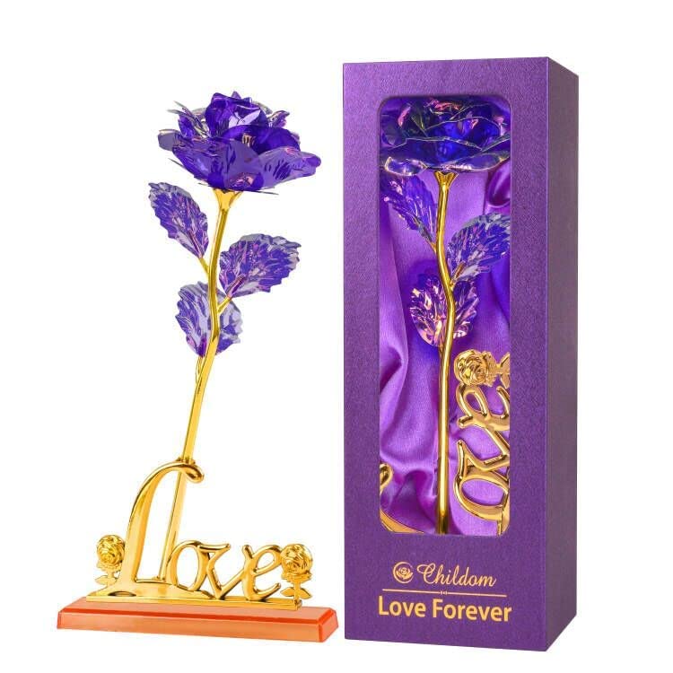 Colorful Purple With Love Stand