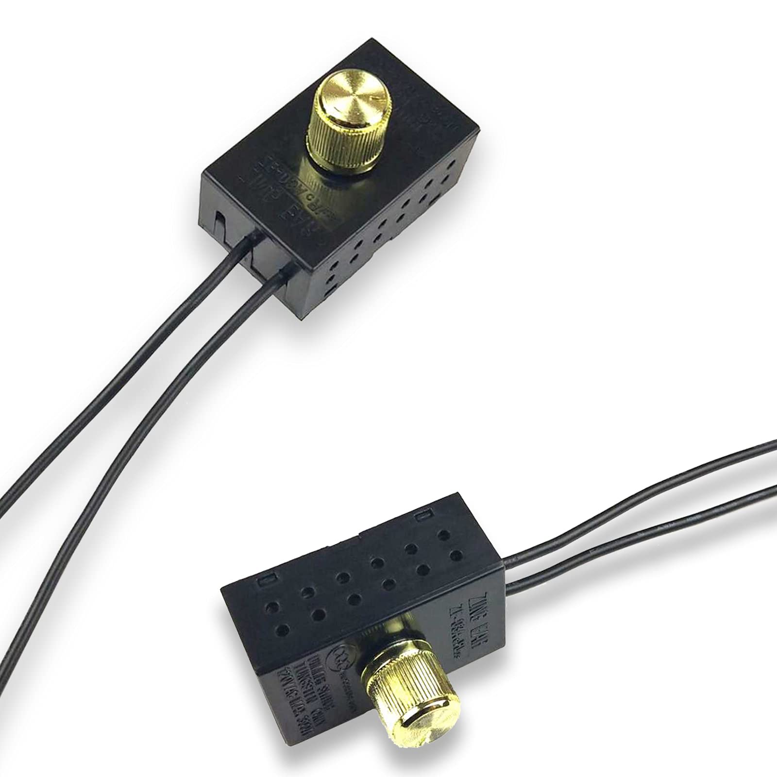 Zing Ear ZE-03A 300W Rotary Lamp Dimmer Switch - 120VAC Replacement Part with Knob for Incandescent Lights | Durable & Precise Workmanship | Perfect for Bedroom, Living Room & Office Lighting Control