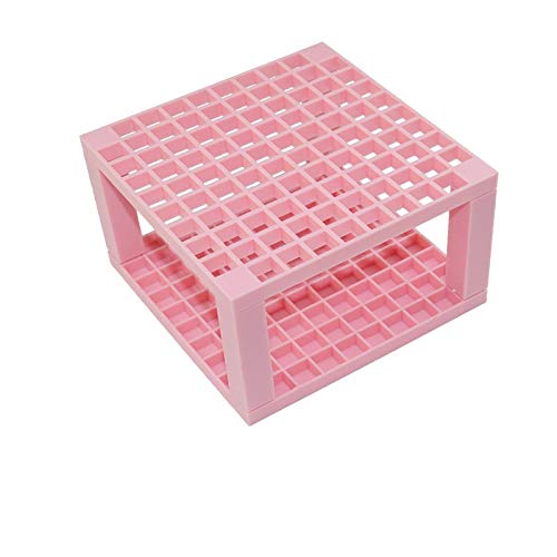 LJJSMG 96/49 Holes Detachable Artist Pencil & Brush Holder - Organize Pens, Paint Brushes, Colored Pencils & Markers for Art Studio, Office & School (Pink) - Perfect for Drawing, Painting & Crafting Supplies Storage