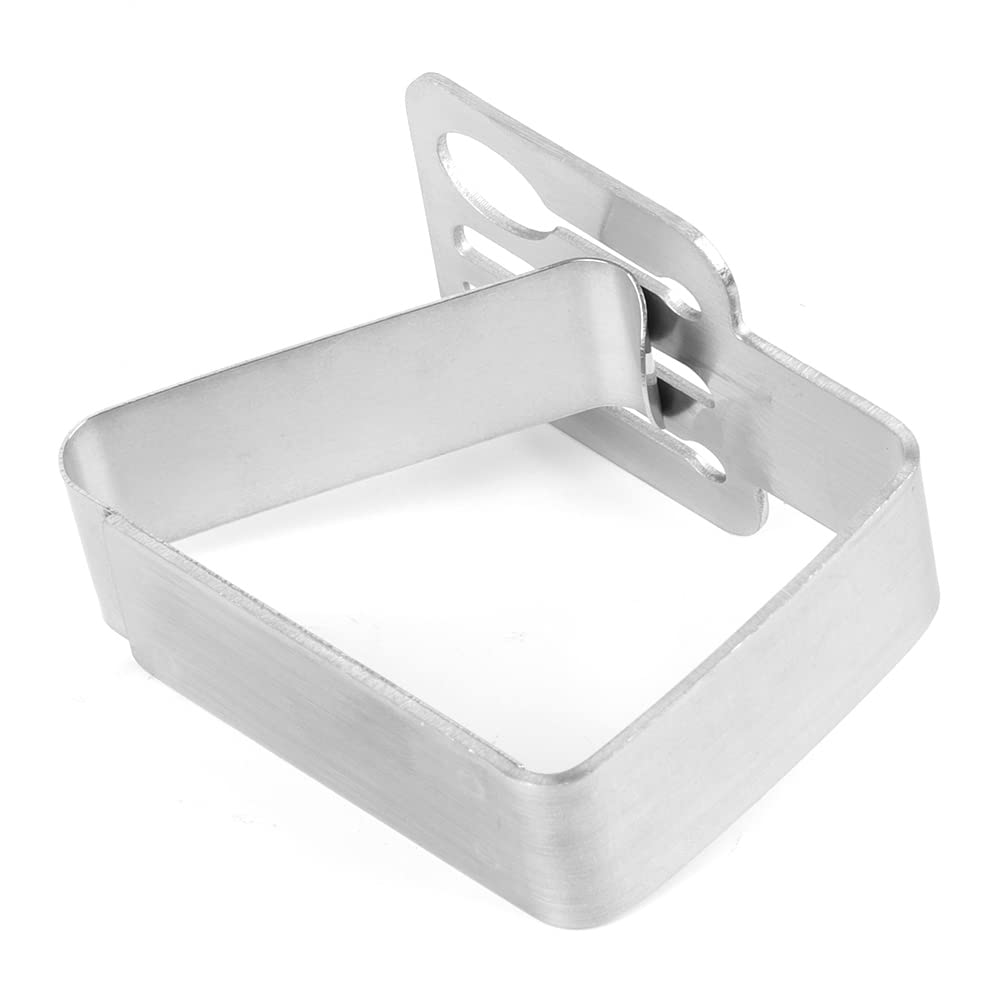 Premium Stainless Steel Tablecloth Clips - Heavy Duty Kitchen Table Cloth Clamps for Outdoor & Indoor Use - Secure Tableware for Picnics, Parties, and Home Dining (Set of 4)