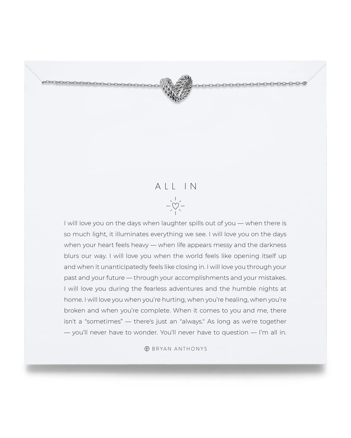 Bryan Anthonys - Meaningful Jewelry for Women: Engraved Bracelets for Her - Perfect Gift for Anniversary, Birthday & Everyday Wear